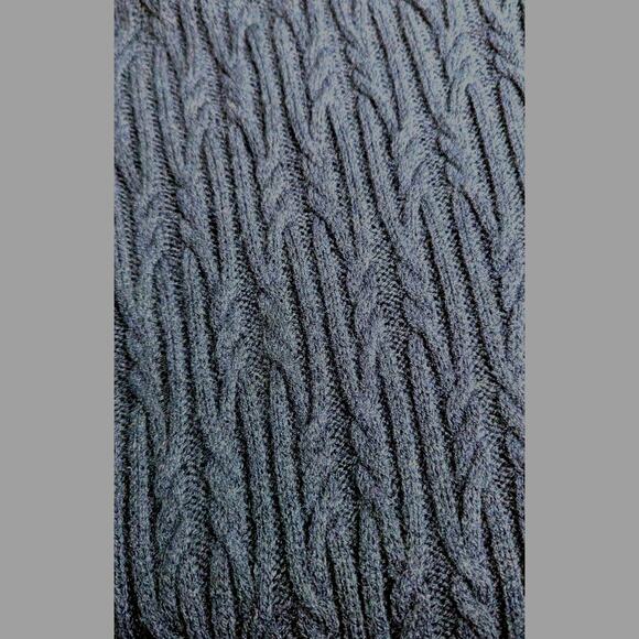 Ben Sherman mens textured sweater Navy chest46"C back29" sleeve26" lambswool EUC - Picture 3 of 5